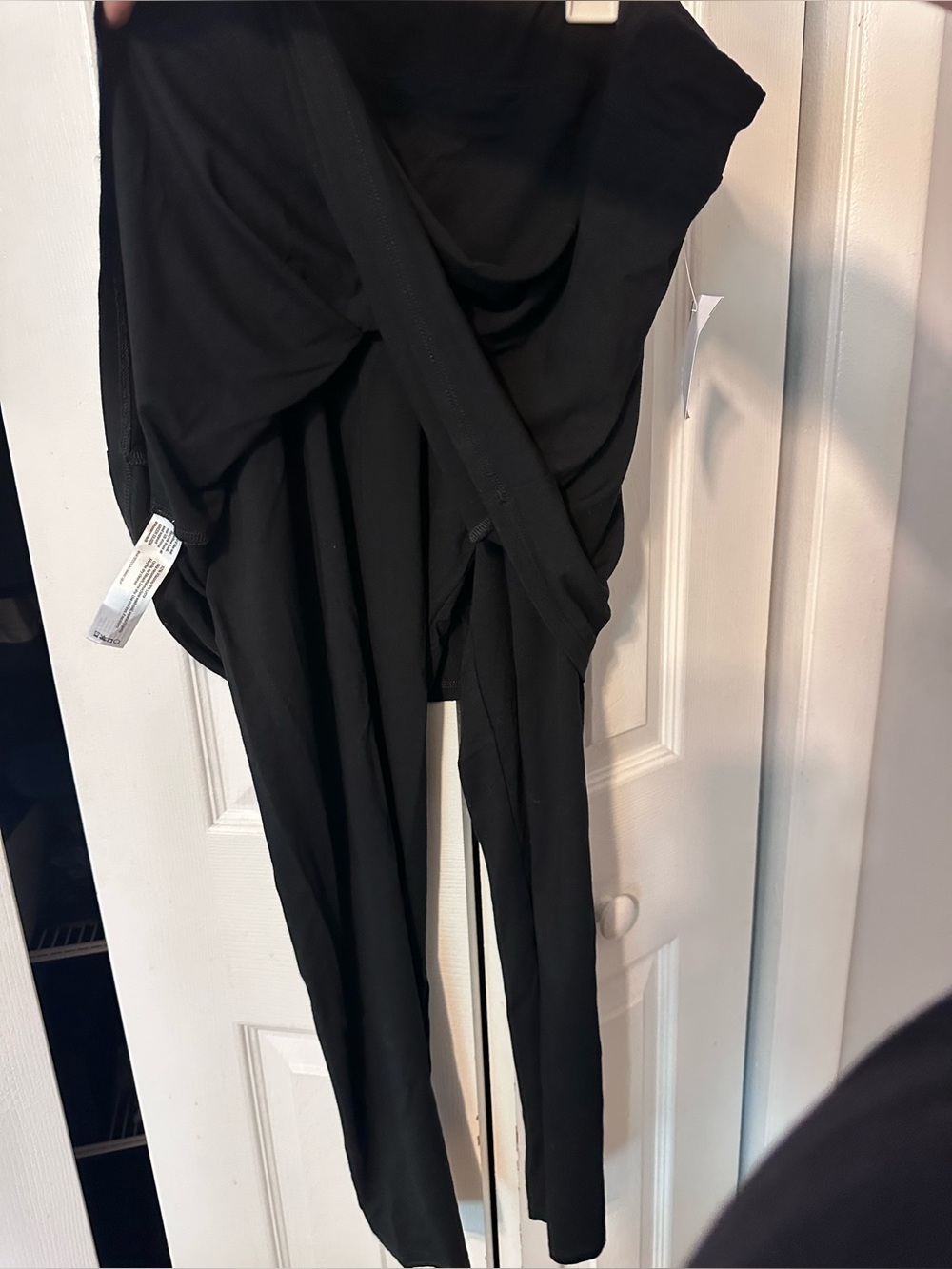 Eileen Fisher Black skirt and legging combo - Picture 6 of 8